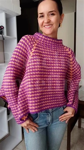Tutorial de suéter a crochet paso a paso
