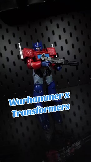 Warhammer x Tranformers, I call them TRANS-HAMMERS! This was a fun project. #kitbashcustoms #warhammer #transformers #kitbash