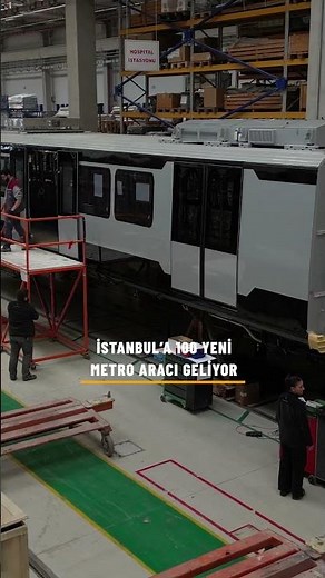 📌100 new metro vehicles are coming to Istanbul.