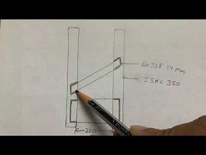 Laced column design# Design of compression members#welded connection#