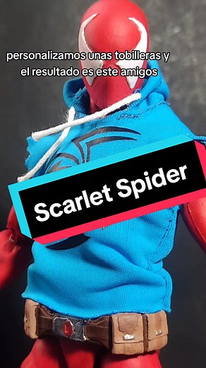 Custom Scarlet Spider Action Figure | Marvel Legends Custom Toys