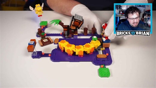 Wiggler's poison swamp (71383) LEGO Super Mario overview!