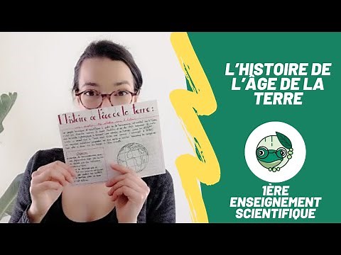 L'histoire de l'âge de la Terre - 1ère enseignement scientifique - Madame SVT