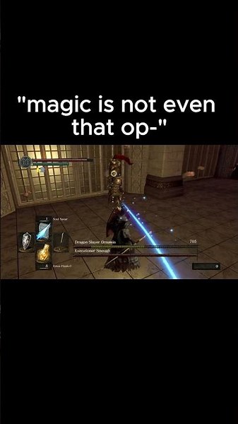 magic is dark souls easy mode 💔 #darksouls #gaming #soulsgame #soulslike #gameplay