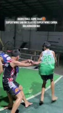 BASKETBALL GAME 2vs2🏀 SUPERTWINS SAN NICOLAS VS SUPERTWINS CAMBA BALAGBAGAN NA! #basketball🏀