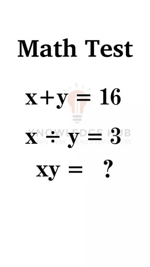 Garima Kaur on Instagram: "Math Test 📑 Comment your answer💯 . . . . . . . . . #math #mathematics #viral #reels #reelinstagram"