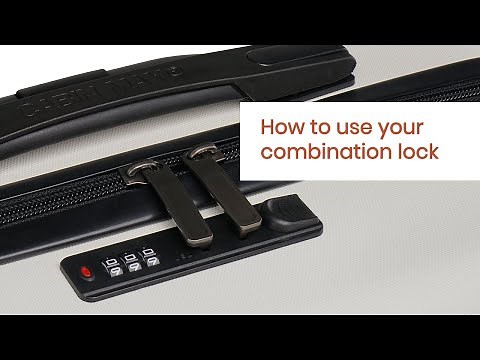 Cabin Max Anode - How To Use Your Combination Lock