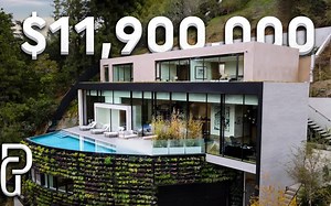 【4K】比佛利山庄价值 11,900,000 美元的现代住宅！ | Propertygrams 2022.1.18