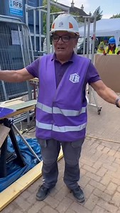 What happens when all our amazing purple shirts, volunteers, crew and @the_digger_girl come together…. We hope it’s not in the wrong place 🤦 🤣 | DIY SOS