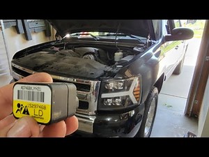 2008 (2007-2014) Chevy truck front air bag crash sensor replacement procedure.