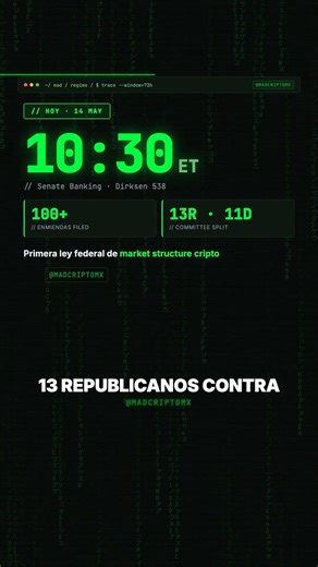 Estas 72 horas son históricas para el régimen cripto en Estados Unidos. Tres pivotes alinead...