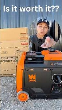 Part 2 on #review of the #wen 4800W inverter #generator with ELECTRIC START ✨ #portablegenerator