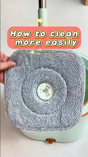 How to Clean a Mop More Effectively and Easily#spinmop #homettler #cleaning