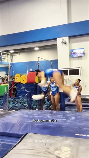Ciena Alipio's rare dismount