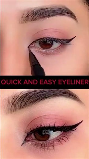 #quick and easy eyeliner trick