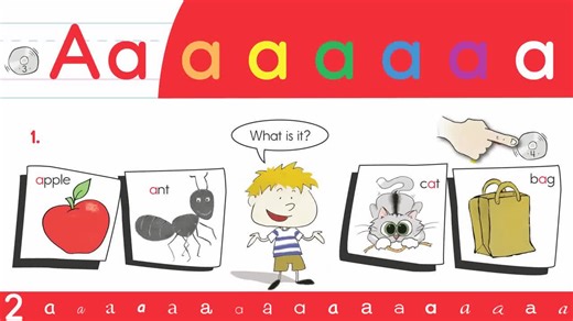 B06、教学动画ELF启蒙英语-第1单元【字母发音教学】Think read write1（字母发音教学)【88 集全】