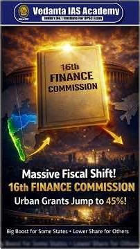 16th Finance Commission SHOCKER! Urban Grants Jump to 45%