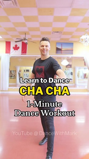 1-Min Dance Workout - Cha Cha #danceworkout #danceworkouts #chacha #chachacha