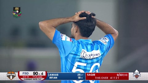 Awais Brilliant Batting Display | Faisalabad Region vs Karachi Region | Match 02 | ABS Developers National T20 Cup 2026 | MZA1T #FSDvKHIW #Nationalt20