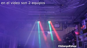14 reactions | Luz Disco Mini Spider LED Beam 8x3 RGBW Doble Tilt $...