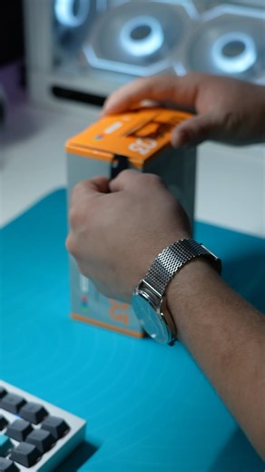 New glorious V3 mouse 😍 #glorious #desksetup #pc #pcsetup #gamingsetup #gamingroom #gamer