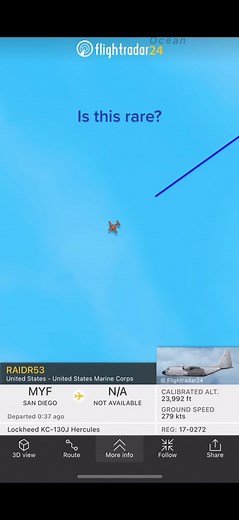 Rare Helicopter Sightings on Flight Radar 24