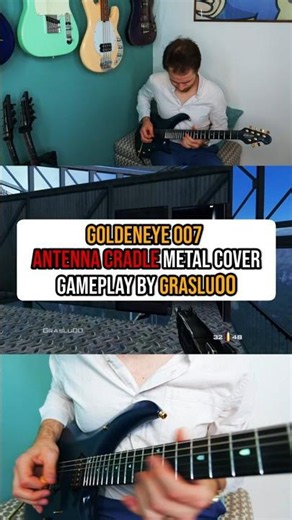 💥 GoldenEye 007 "Cradle" but it’s METAL 🎸 #goldeneye #007 #cradle #metalcore