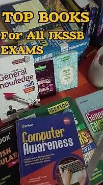 Top Books For All Jkssb Exams | MUST BUY #jkssb #governmentexam #books #jkssbexam