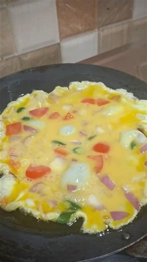 Healthy Egg Omelette ASMR | Relaxing Cooking Sounds | Quick Protein Breakfast