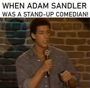 A young Adam Sandler predicting his own future in a stand-up routine! | Classic TV Moments