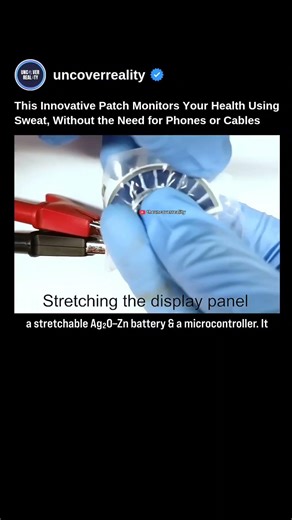 This Innovative Patch Technology Monitors Your Health Using Sweat, Without Smartphones #tech #shorts