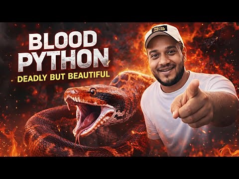 Why Is the Blood Python So Thick & Powerful? 😳🐍 | Blood Python Facts Explained | Karnataka Aquarium