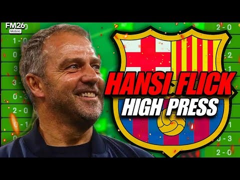 Hansi Flick's Best Winning FM26 Mobile Tactic | Best Football Manager Mobile 26 Tactics (Meta)
