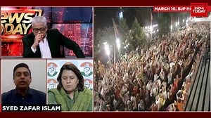 2.1K views · 27 reactions | Is the PM Modi-led BJP juggernaut unstoppable in the run up to 2024 elections or will there be a new challenger out there? Panelists discuss on #NewsToday #India #AssemblyElections #ElectionResults #PMModi | India Today | Facebook