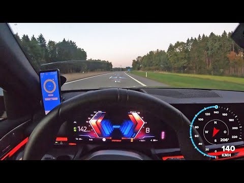 BMW i5 eDrive40 (2025) GPS Beschleunigung 0-Topspeed