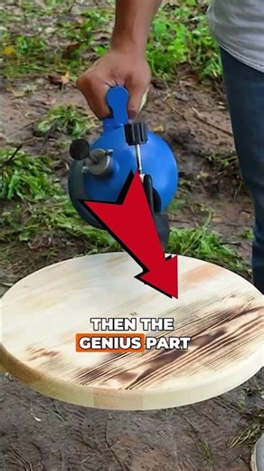 A Table Built Around a Tree #diy #woodworking #fyp #Amazing #trending #virals #reels