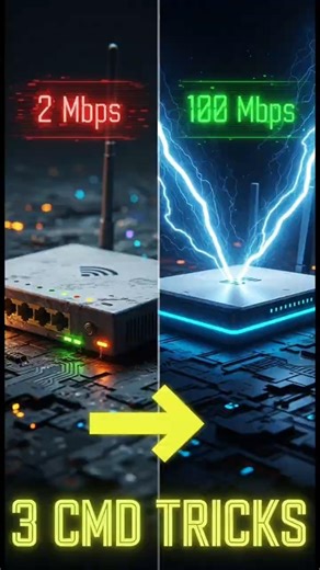 Make Your Internet 10x Faster! ⚡ Best CMD Tricks for PC (Flush DNS)