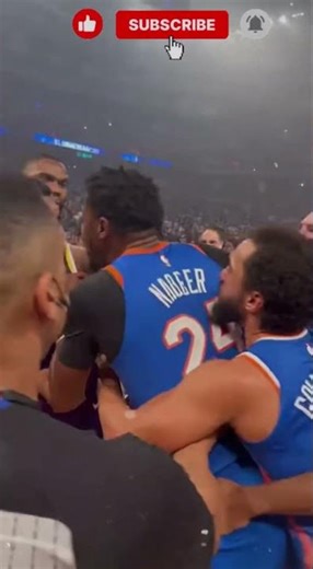 Biggest NBA Fight EVER 😨 #EliteNBAMoments #NBA #NBAShorts