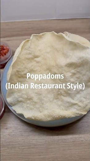 Poppadoms (Indian Restaurant Style)