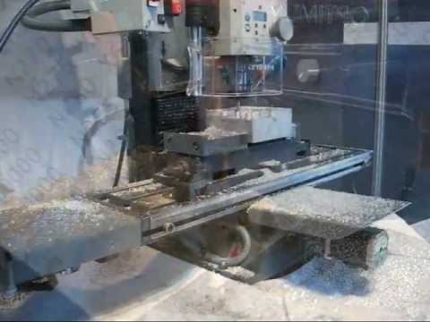 Optimum BF 20 L CNC mit Ethernet Steuerung über Mach3 Software