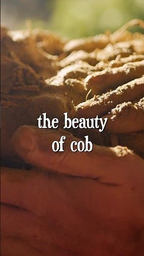 Building a Cob Wall in 60 Seconds (Off-Grid House)