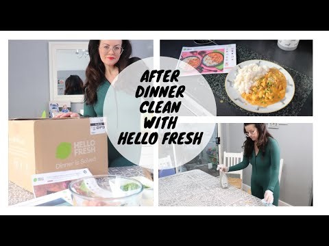 After Dinner Clean | Hello Fresh | Kate Berry