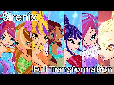 Winx Club | Sirenix 2D Full transformation 4K + Daphne [UPDATED]