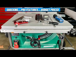 MasterForce Table Saw || Calibrations || Assembly || First Look