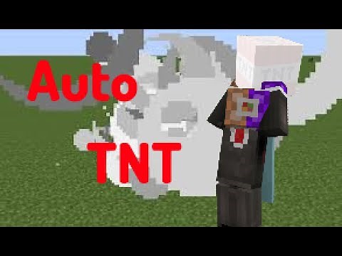 How To Make Auto Ignited TNT In Minecraft Bedrock Edition!!!!