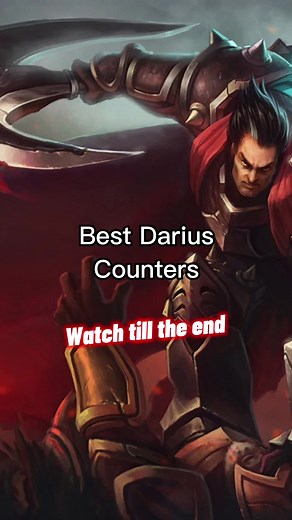 Top 8 best Darius counters #leagueoflegends #gaming #fyp #foryoupage #ranked #jungle #pcgaming #recommendations #leagueoflegendschampions #darius #dariuscounters #dariusleagueoflegends