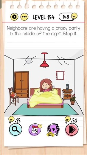 🧠 Brain Test Level 154 SOLVED! 😱 Hidden Brain Power!