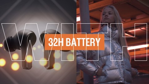 JBL Vibe Beam - True Wireless JBL Deep Bass Sound Earbuds, Bluetooth 5.2, Water & Dust Resistant, Hands-Free Call with VoiceAware, Up to 32 Hours of Battery Life (Black)