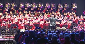 UW Varsity Band's spring concert brings music, energy to Kohl Center