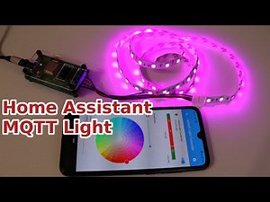 Discover and Control 12V LED Strip in Home Assistant over MQTT with ANAVI Light Controller